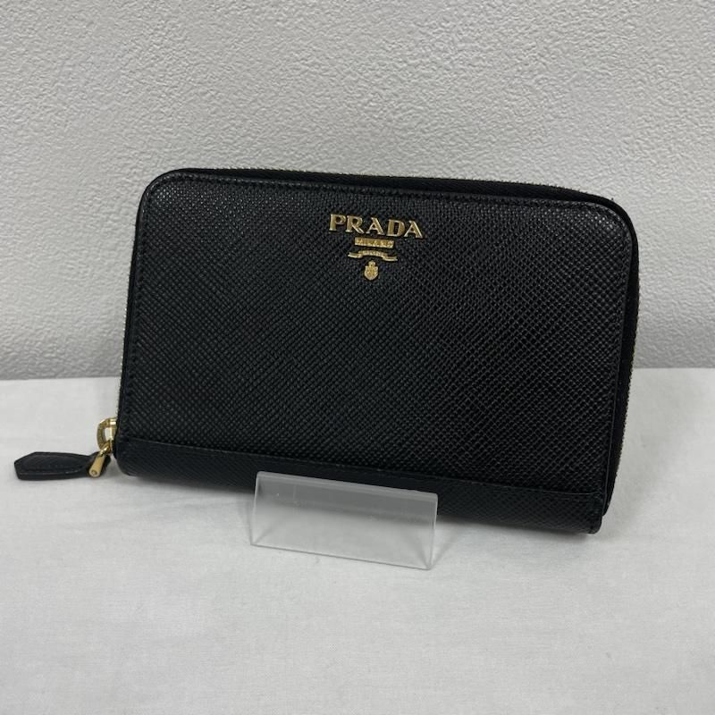 PRADA プラダ 財布 二つ折り PRADA サフィアーノ ラウンド