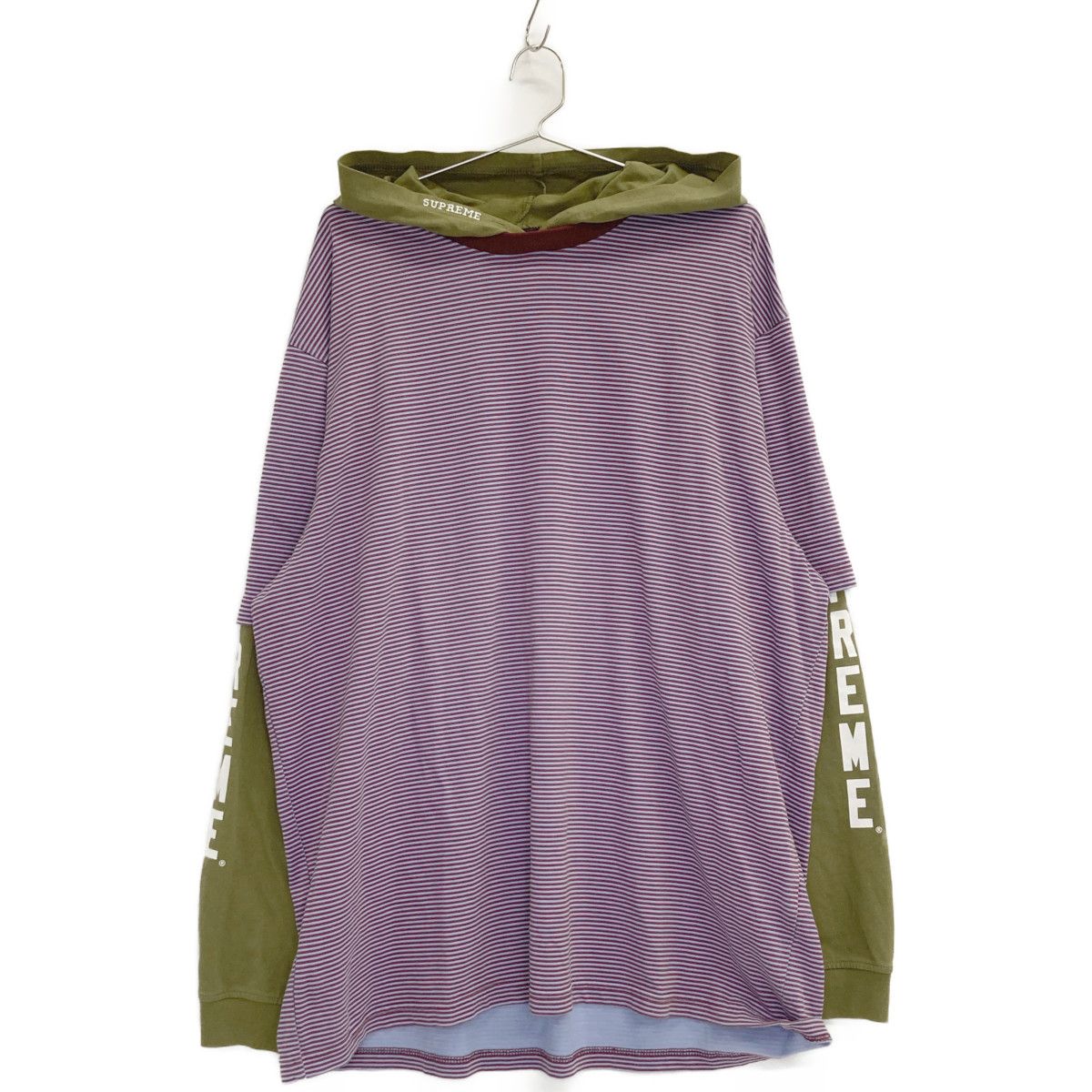 未使用品　SUPREME シュプリーム Layerd Hooded L Supreme Layered Hooded L S Top (FW22) - $98