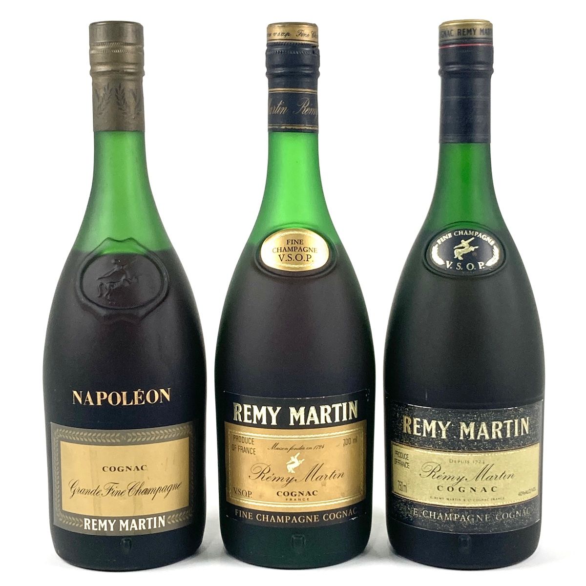 3本 レミーマルタン REMY MARTIN VSOP 旧旧 VSOP 旧旧旧 ナポレオン グランド ファイン シャンパーニュ 700ml ブランデー セット 古酒