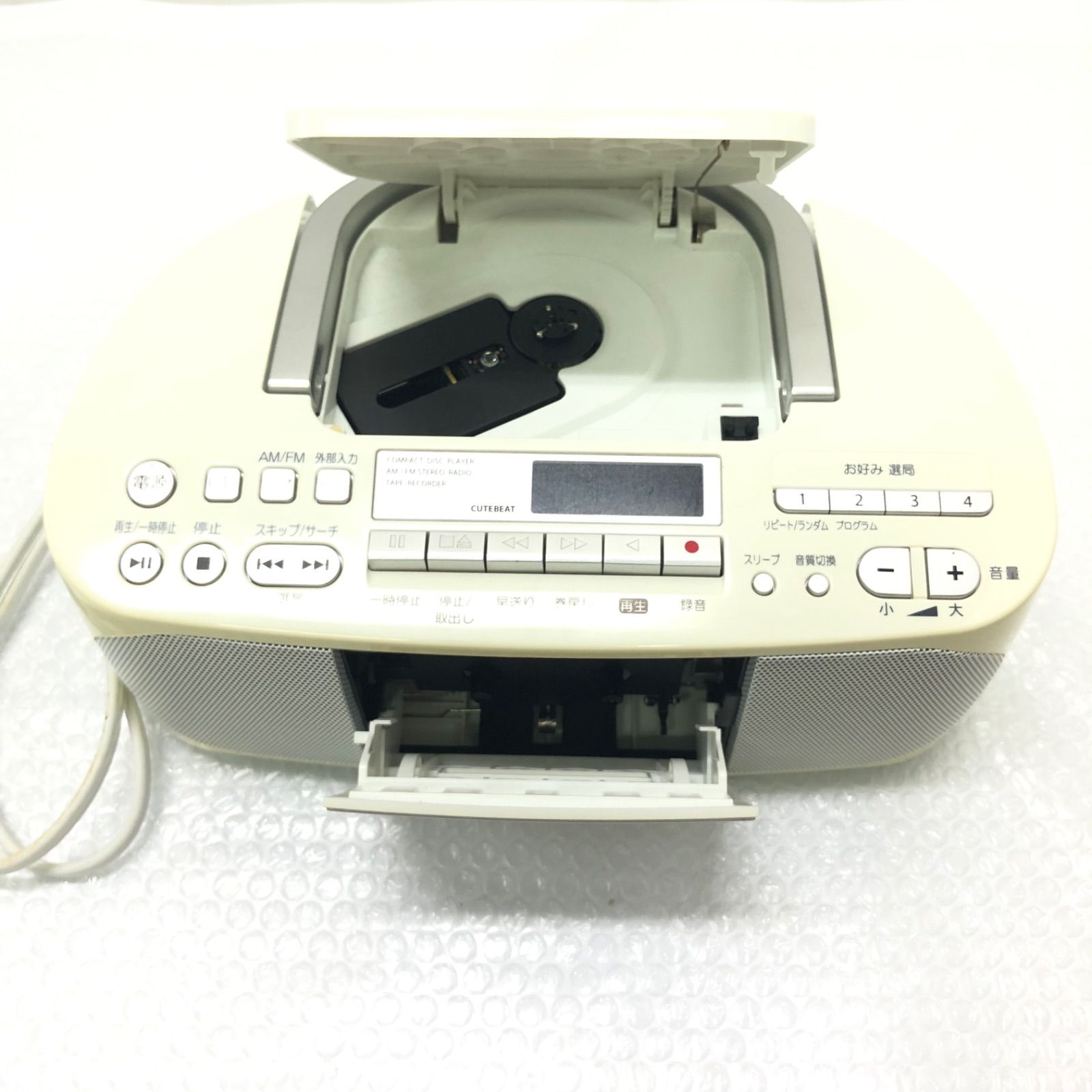 TOSHIBA　CDラジオカセットレコーダー　TY-CDH7　東芝　2015年製