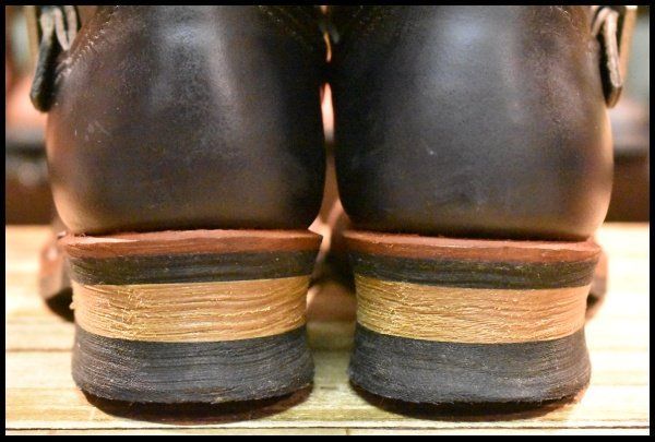 8D 10年 レッドウィング 2268 エンジニア 黒 ブラッククローム スチールトゥ ブーツ redwing HOPESMORE FJ095 NICORILABO_COM