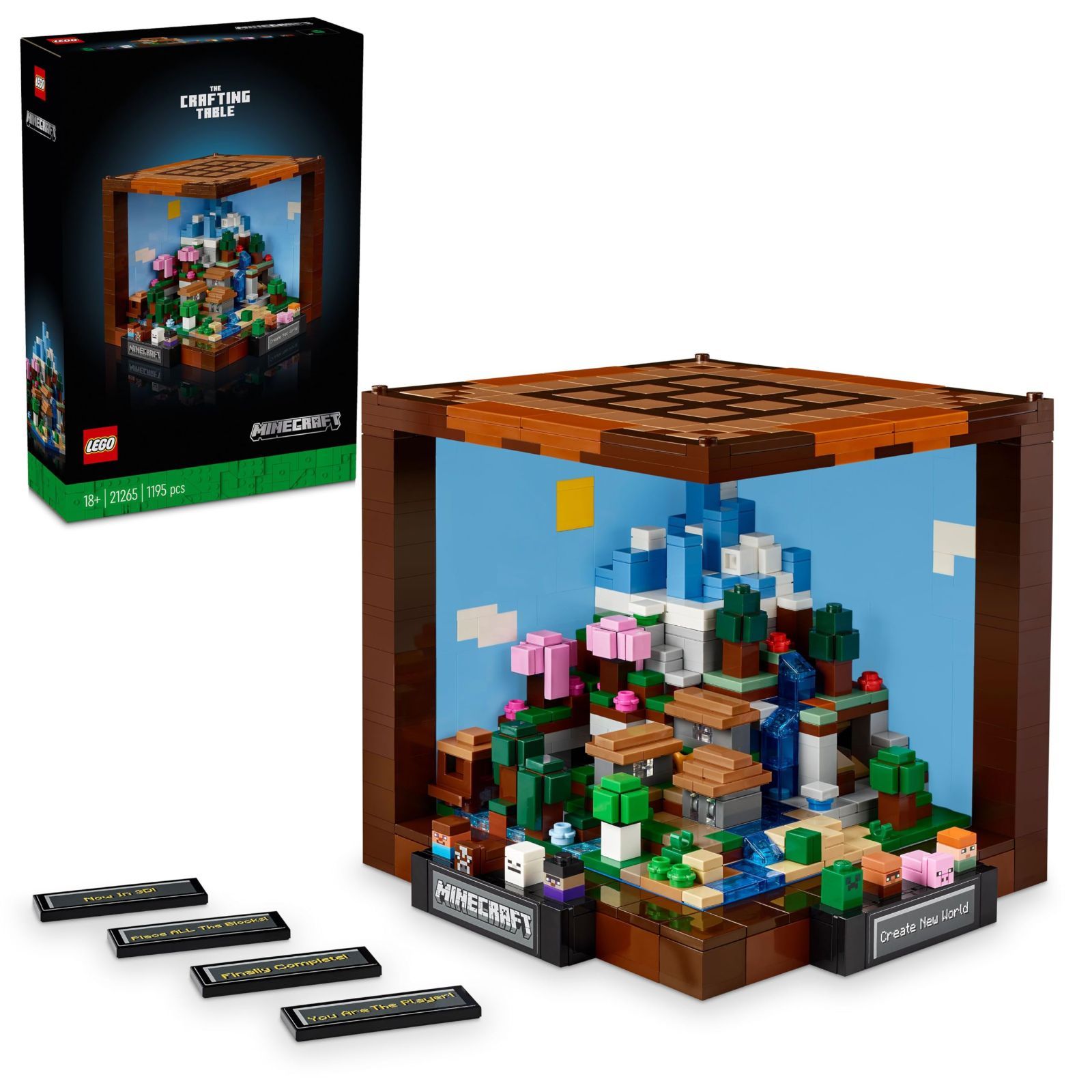 レゴ LEGO マインクラフト 作業台 おもちゃ 玩具 誕生日 プレゼント ブロック 母の日 父の日 男性 女性 マイクラ Minecraft グッズ 21265