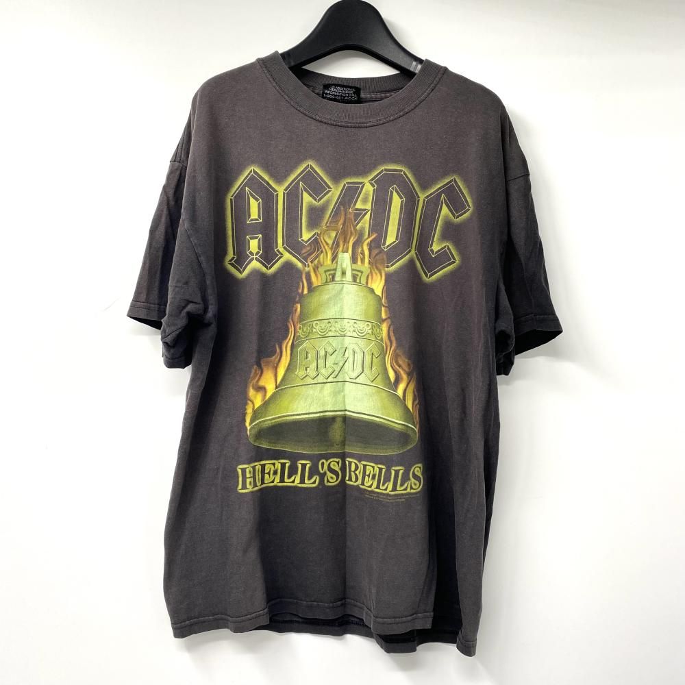 00s AC|DC HELL S BELLS WORLD TOUR Tee サイズ表記なし ブラック フェード 17