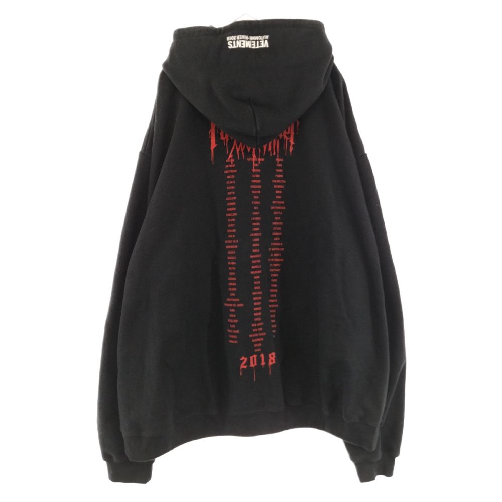 VETEMENTS (ヴェトモン) 17AW Oversized Printed Hoodie Metal Logo