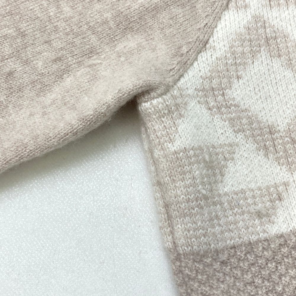 サイズ：M TRAVIS MATHEW トラビスマシュー 7AI037 クルーネック ウール ニットセーター 総柄 ベージュ系 [240101495117] ゴルフウェア メンズ ストスト サイズ：M TRAVIS MATHEW トラビスマシュー 7AI037 クルーネック