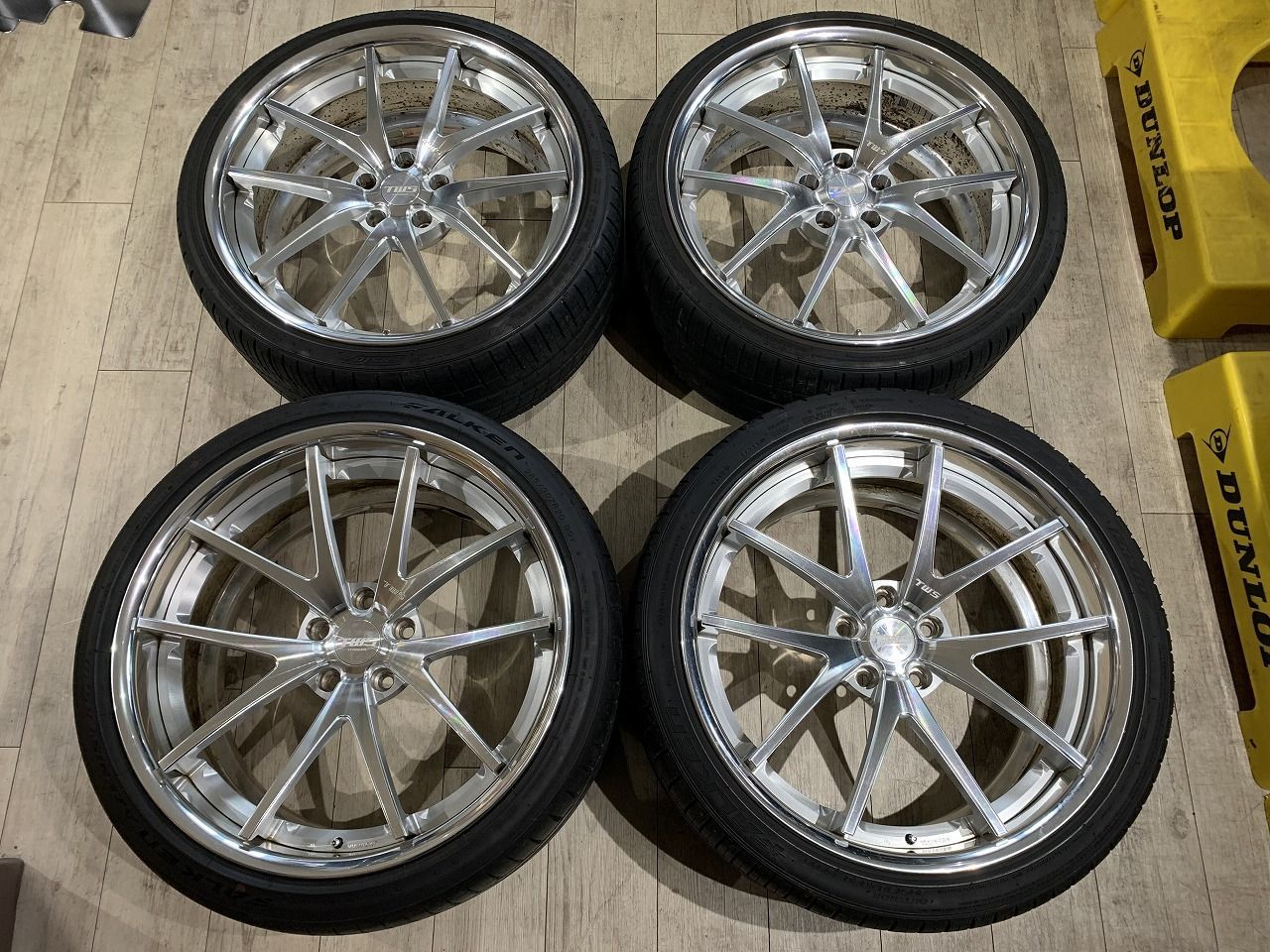 【2409050】TWS Reizend WS05 20インチ 9.5J +40 10.5J +35 PCD114.3 5H + FALKEN FK510 FK520 255/30R20 285/30R20 レクサス トヨタ VIP カスタム カスタム 等