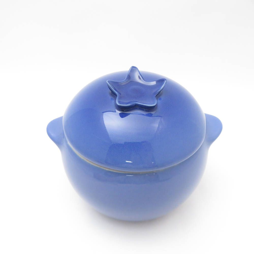 ルクルーゼ ブルーベリー 1個 レア 新品 キャセロール 美品 Le Creuset ルクルーゼ プチブルーベリー キャセロール 1点