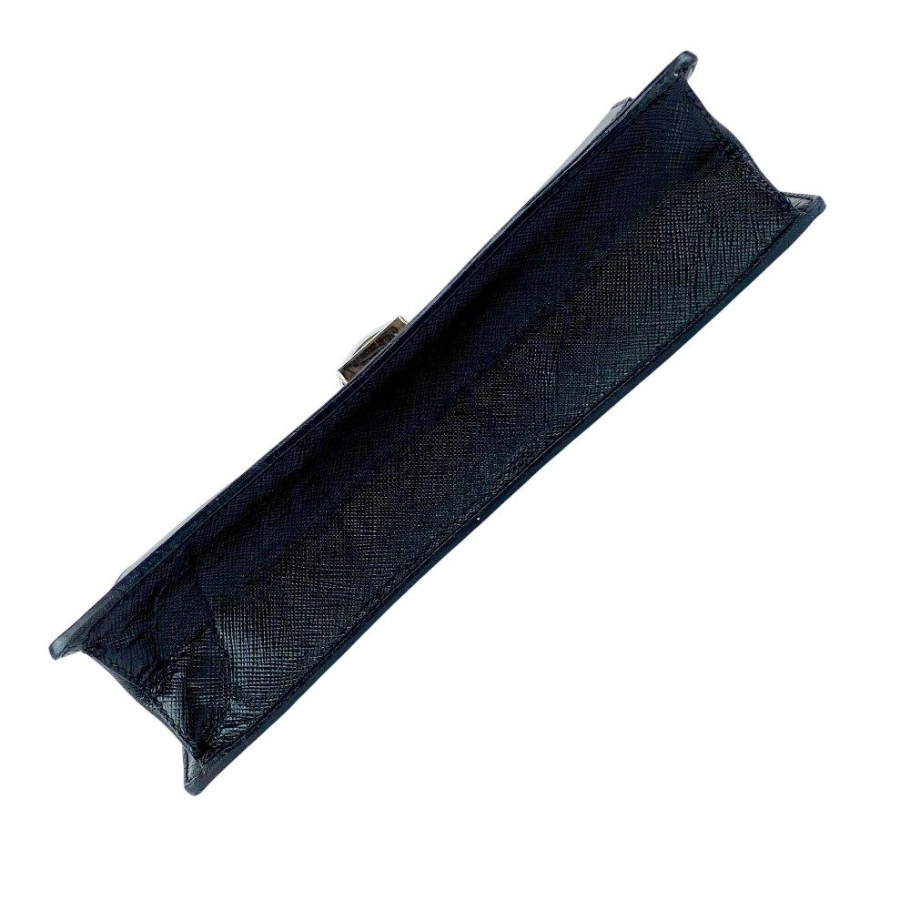 お試しください！ プラダ クラッチ セカンド バッグ サフィアーノ ブラック VR0049 429897 9