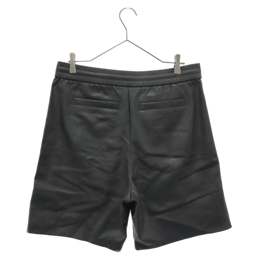 F.C.R.B. SYNTHETIC LEATHER SHORTS BLACKソフ