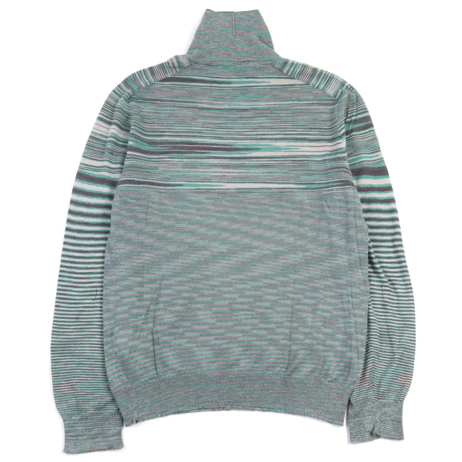 【Marco3】MISSONI　ビーニー　カシミヤ　マーブル柄 AZUL BY MOUSSY | マーブルクロップドジャガードニット (ニット