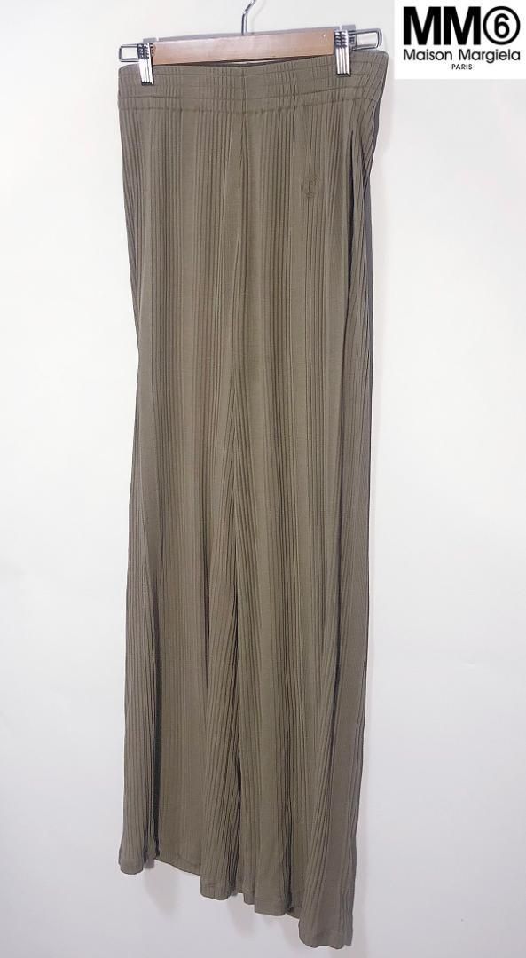 即完 MM6 Wide Leg プリーツパンツ S52KA0342