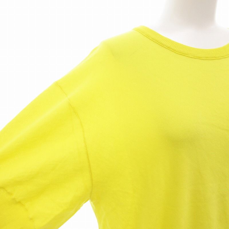 近年✨ドゥロワー　コットンニット　半袖　クルーネック　ロゴビーズ　サイズ2 ドゥロワー Drawer コットンニット カットソー クルーネック