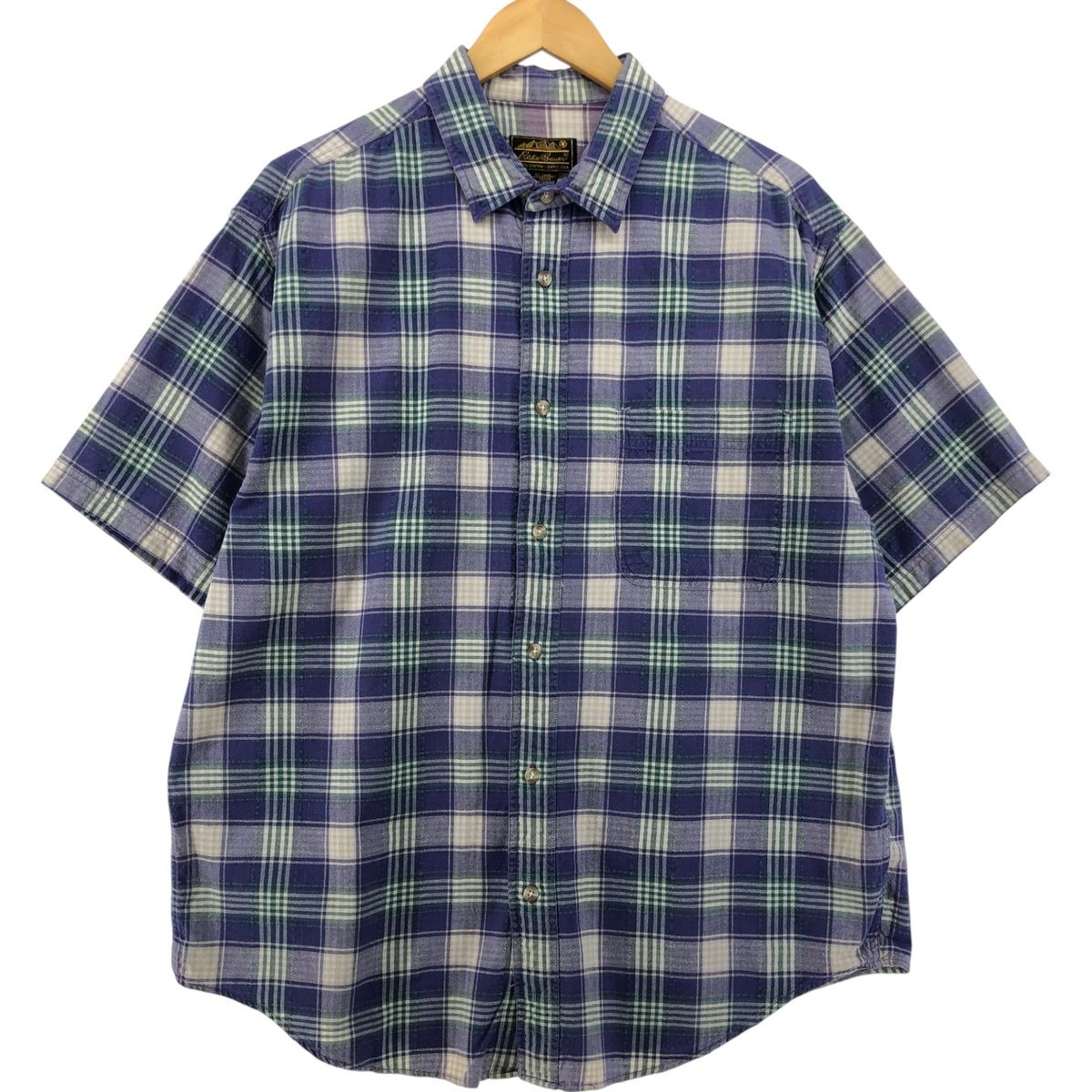 古着 80~90年代 エディーバウアー Eddie Bauer 黒タグ 半袖