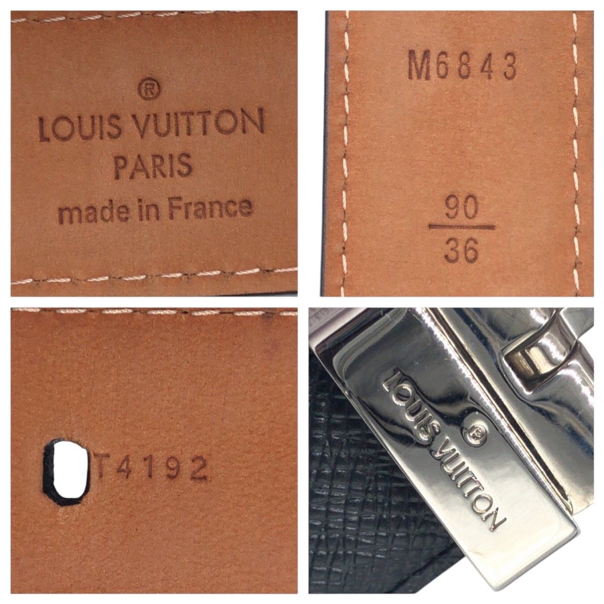 美品 LOUIS VUITTON ルイヴィトン サンチュールクラシック ブラック 黒  