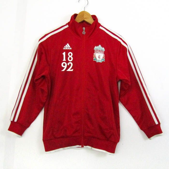 リバプール　ナイロンジャケット　ジャージ　レッド　アディダス　ユニフォーム 中古・古着通販】adidas (アディダス) LIVERPOOL (リバプール