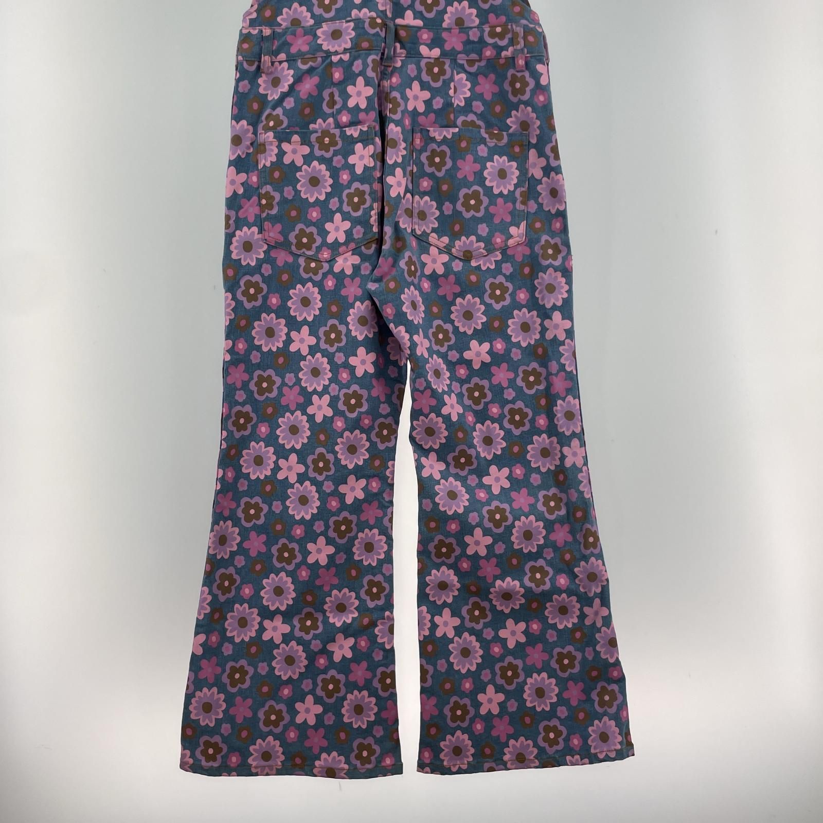 CANDY STRIPPER キャンディストリッパー 花柄プリントオーバーオール