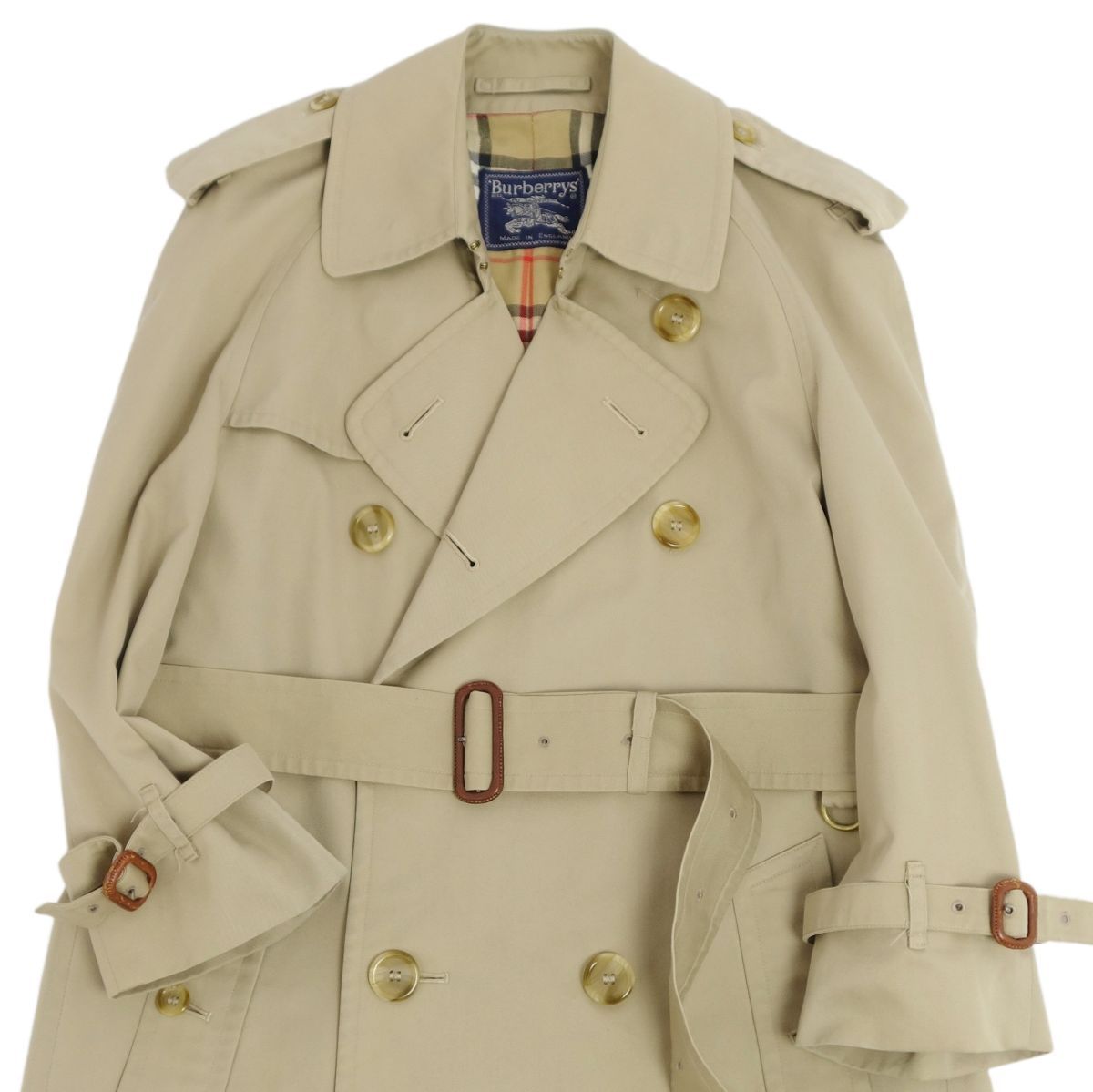美品 Vintage バーバリー Burberrys コート トレンチコート 裏チェック