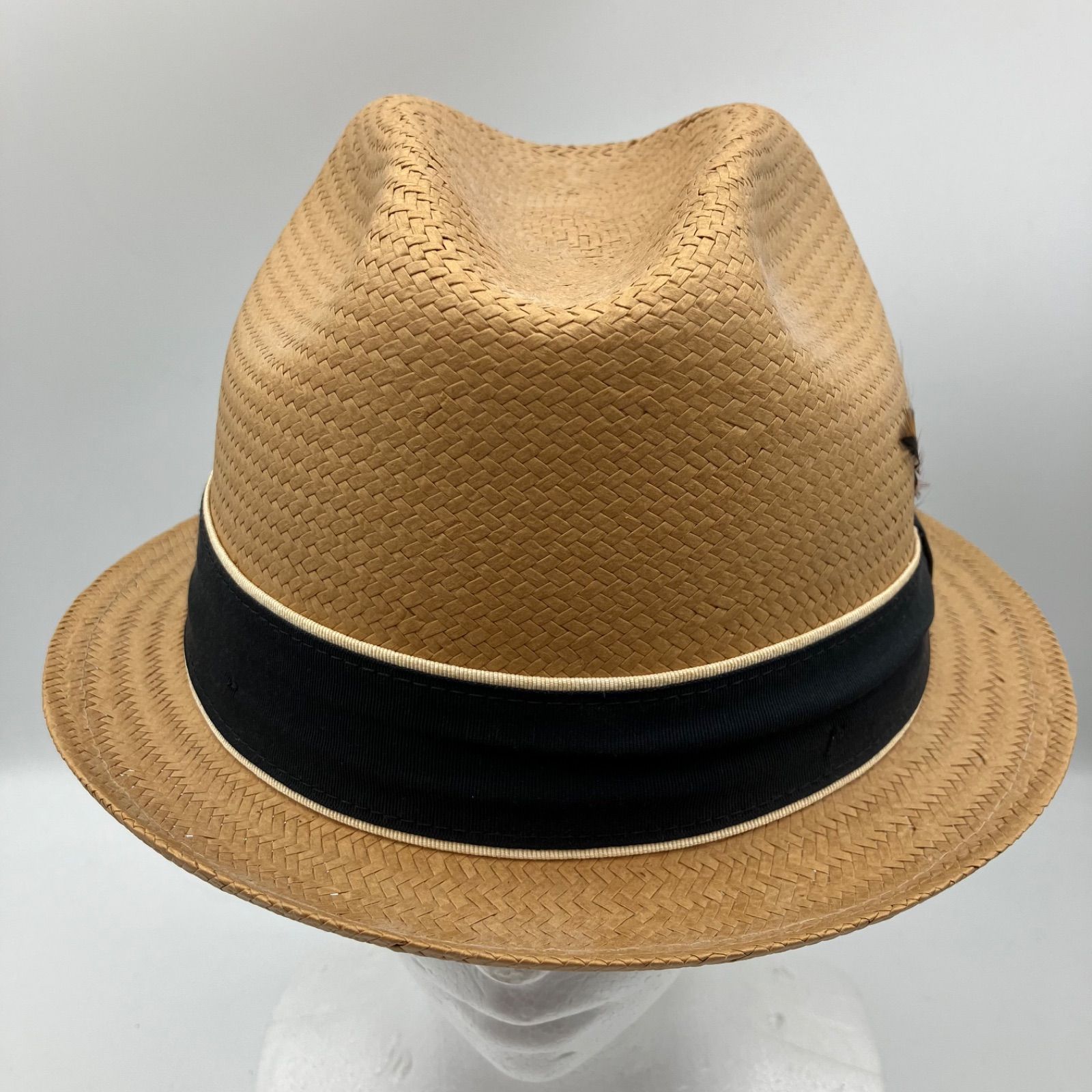 NEW YORK HAT ニューヨークハット 中折れ ストローハット 麦わら