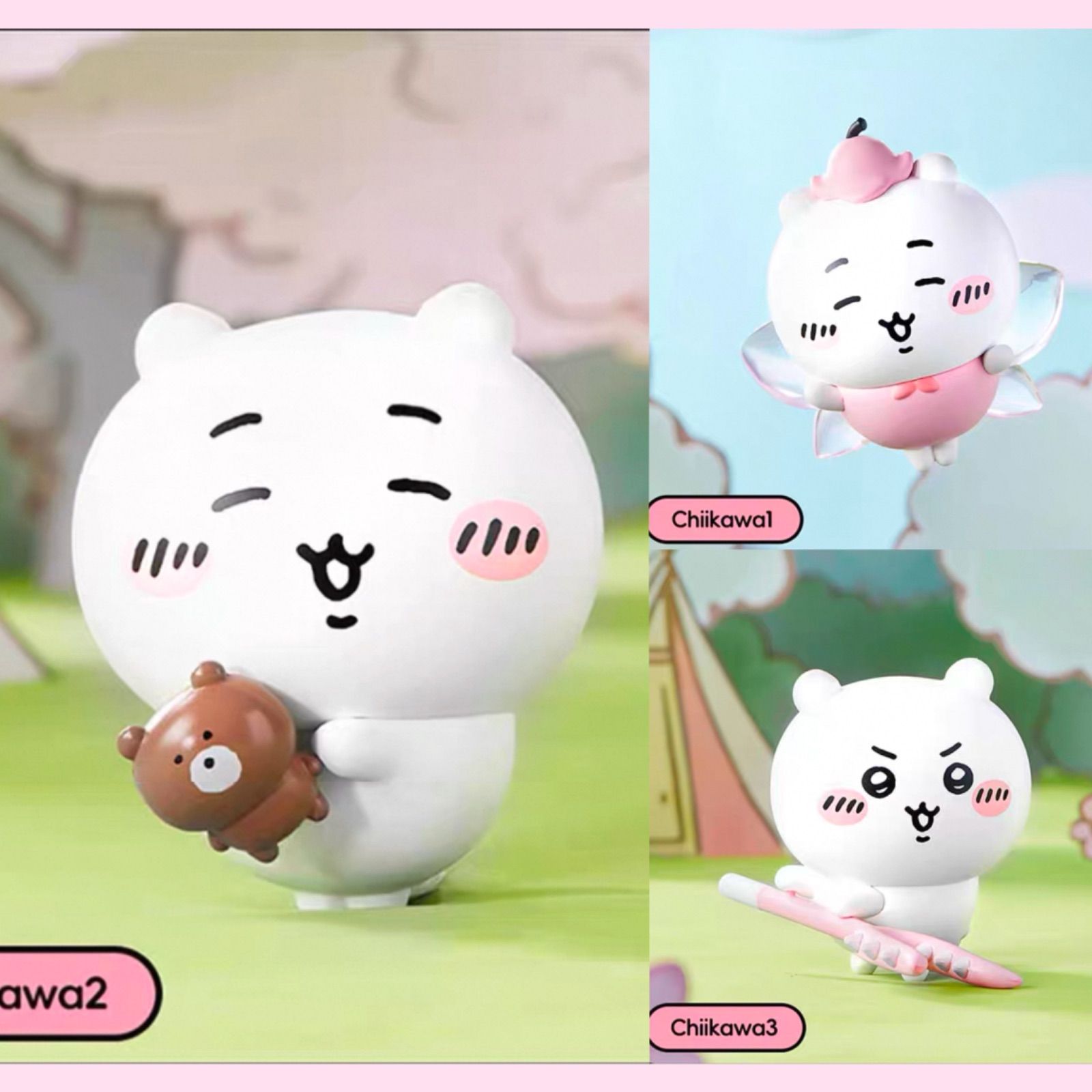 中国 MINISO 限定 ちいかわ ハチワレ ちいかわフェイスチェンジ