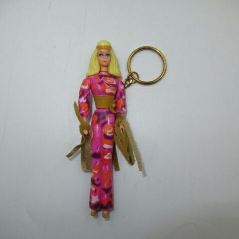 ビンテージ1996年90'sBarbieバービーLive actionキーホルダーフィギュア人形10.5センチ