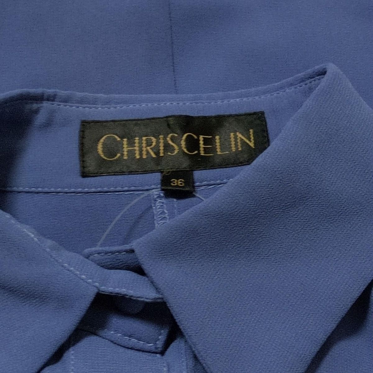 CHRISCELIN(クリスセリーン) 長袖シャツブラウス サイズ36 S