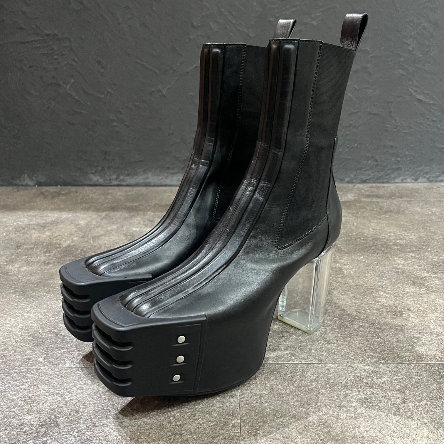 Rick Owens 22AW BEATLE PLATFORMS RR02B2845 LPOGR プラットフォーム キスブーツ リックオウエンス 42  67113A1 - メルカリ