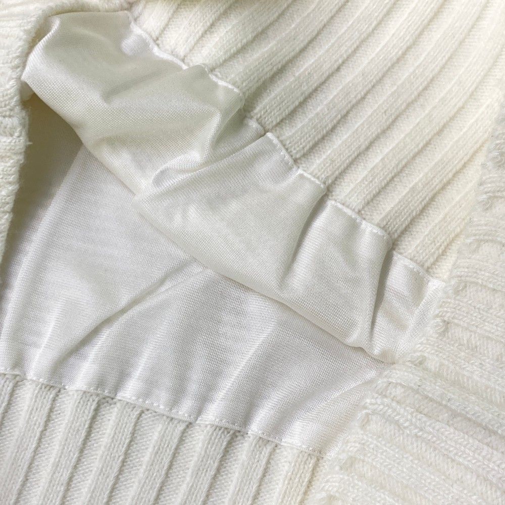 サイズ：L FIDES GOLF フィデスゴルフ カシミヤ混 ハイネック ニット