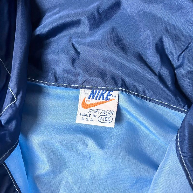 70s USA製 NIKE オレンジタグ ナイロン パーカー ジャケット M / 70 