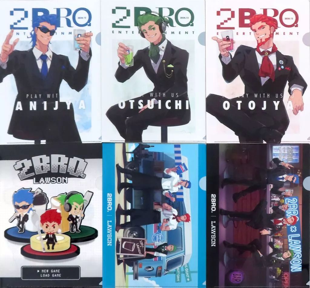 2BRO. ローソンコラボ　４種コンプ！　新品　オリジナルクリアマルチケース 2BRO. オリジナルクリアマルチケース - メルカリ