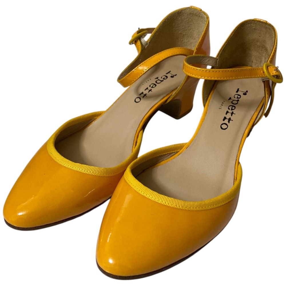良品 repetto レペット パテントレザー ストラップ セパレート