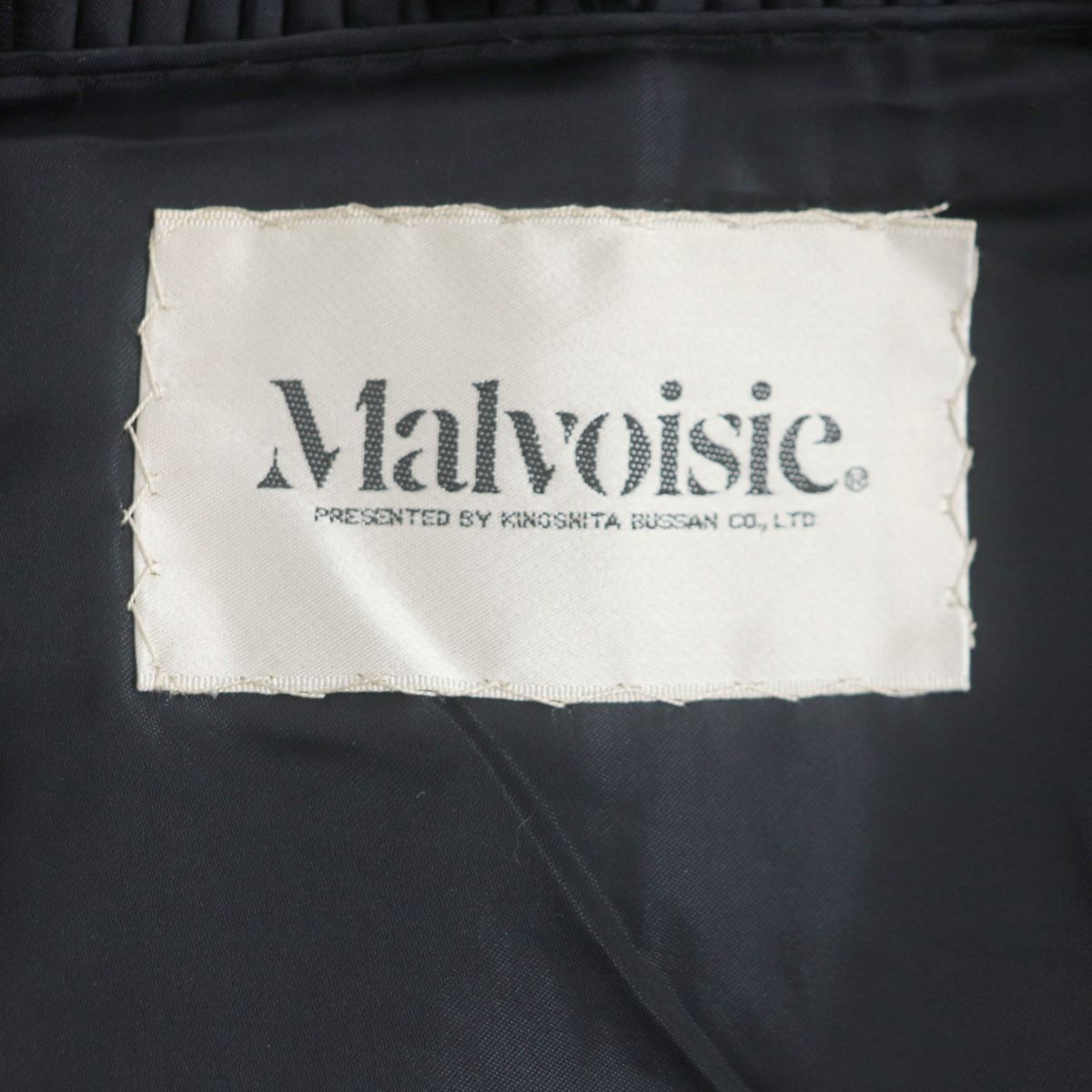 美品▽Malvoisie マルボワジー MINK ミンク 逆毛 本毛皮コート ダーク