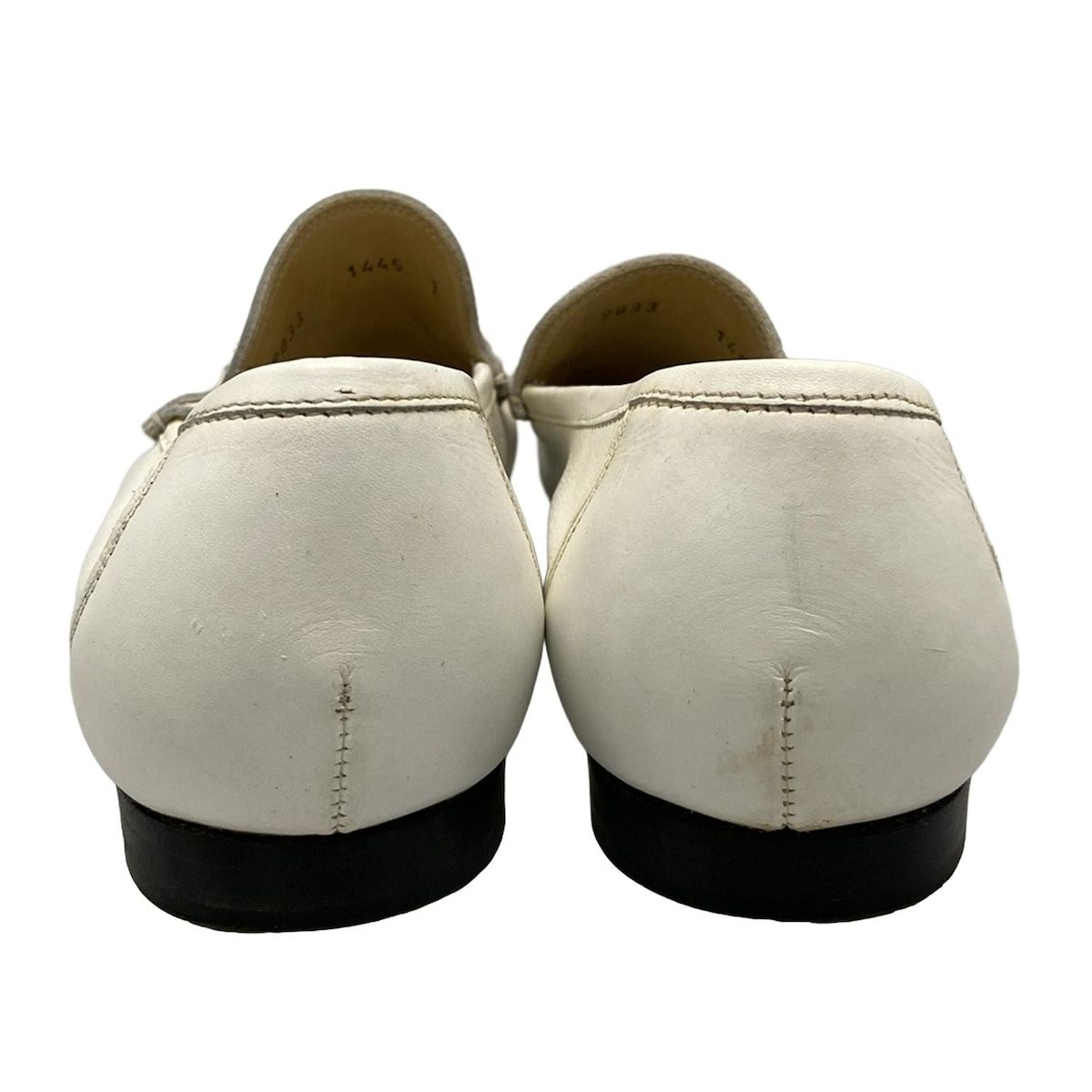 DOLCE-GABBANA ドルチェアンドガッバーナ ローファー 7 - 白 レザー KIN-KAAI_COM