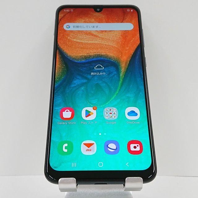 Galaxy A30 SCV43 au ブラック 送料無料 本体 c03762