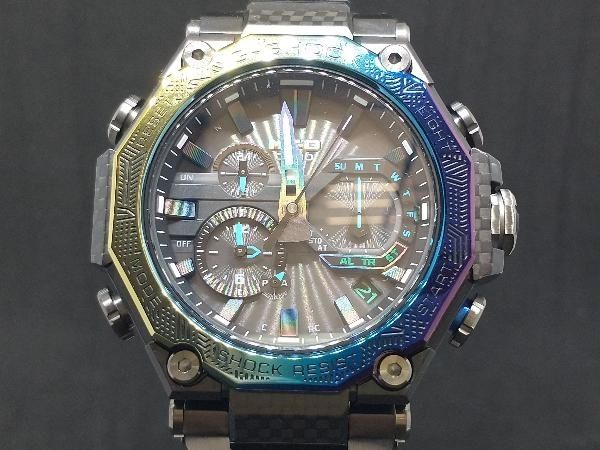 CASIO G-SHOCK MTG-B2000YR-1AJR Bluetooth搭載 マルチカラー ブラック 電波ソーラーメンズ 腕時計 タフソーラー 箱有り カシオ