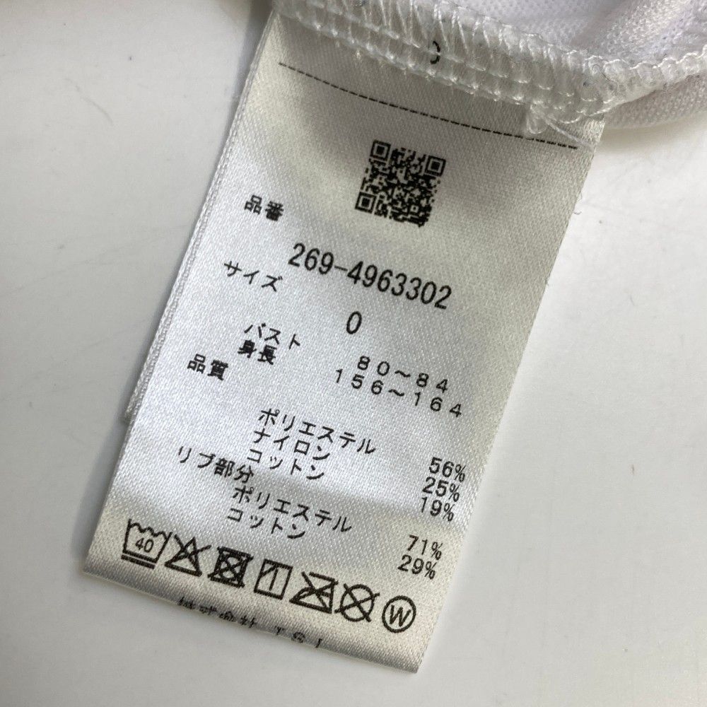 サイズ：0 PGG PEARLY GATES パーリーゲイツ 2023年モデル 半袖Tシャツ  ホワイト系 [240101445230] ゴルフウェア レディース ストスト サイズ：0 PGG PEARLY GATES パーリーゲイツ 2023年モデル 半袖T
