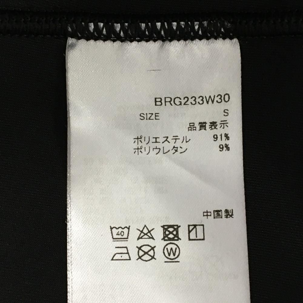 BRIEFING - 【美品】ブリーフィング パーカー 黒 スエード調 フロントロゴ  レディース S ゴルフウェア 2023年モデル BRIEFING 美品】ブリーフィング パーカー 黒 スエード調 フロントロゴ