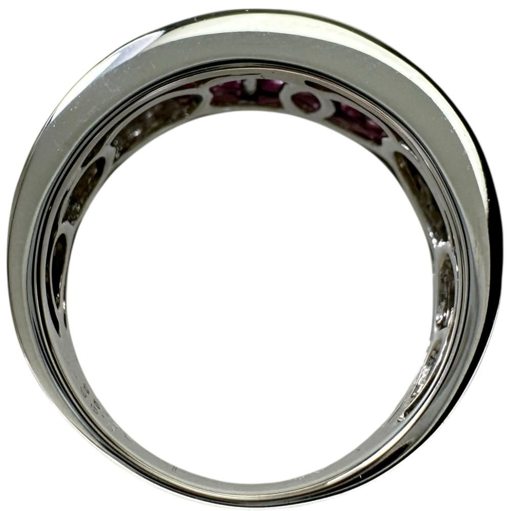 13号 ピンクサファイア（ミステリーセッティング） 0.98ct