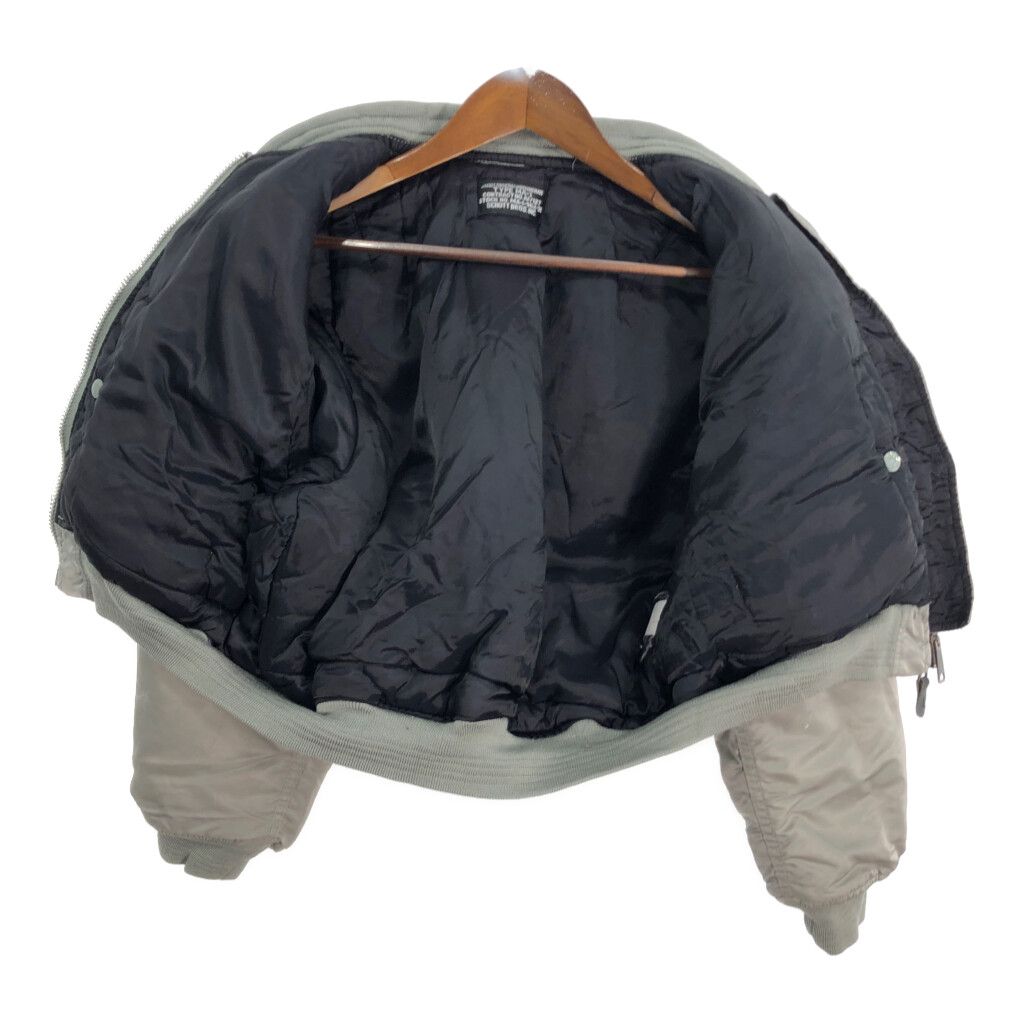 Schott ショット MA-1 フライトジャケット ミリタリー グレー (メンズ