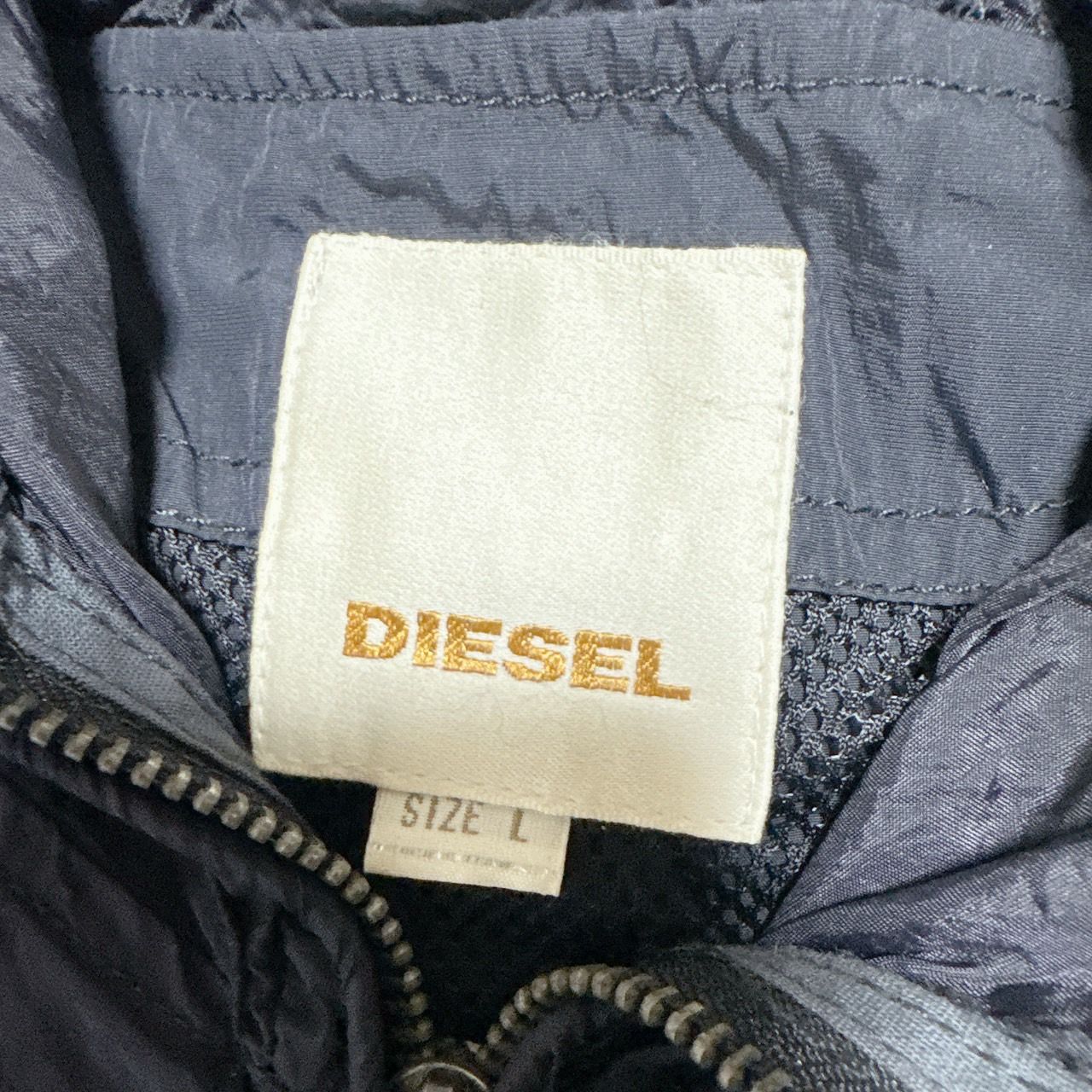 Z1341 【美品】 DIESEL ディーゼル ナイロンジャケット メンズ Lサイズ