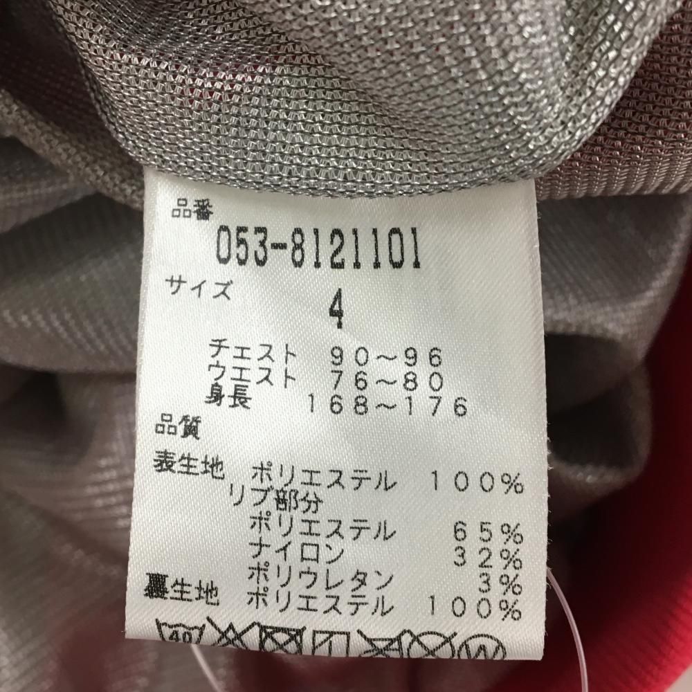 パーリーゲイツ スニード レッド×黒 袖2ライン 蓄熱裏地 ブルゾン