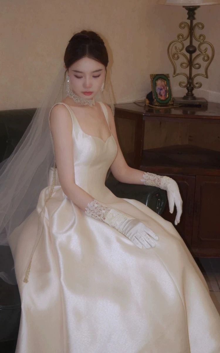 サテンドレス キャミソール