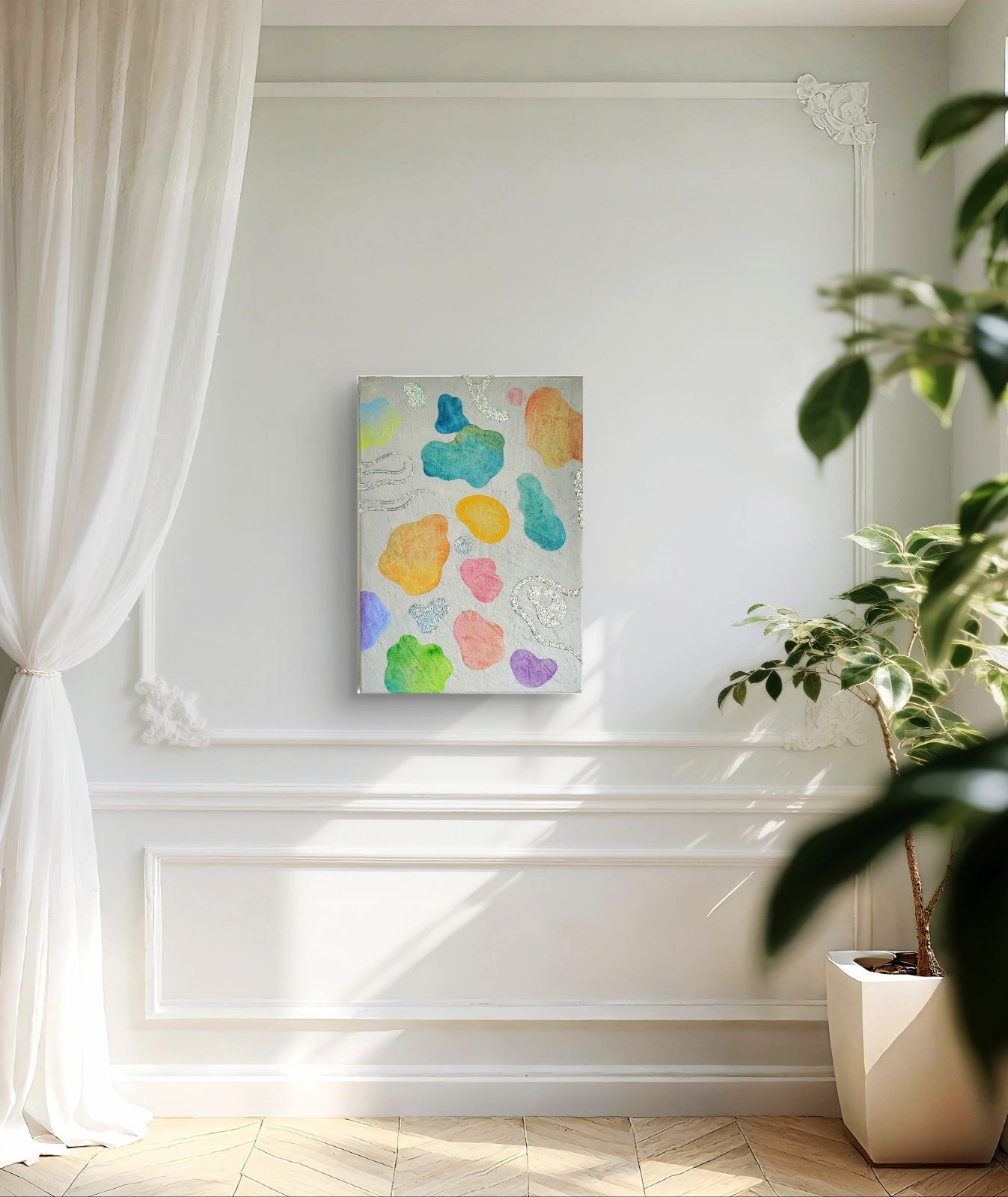 夢うつつ 抽象画