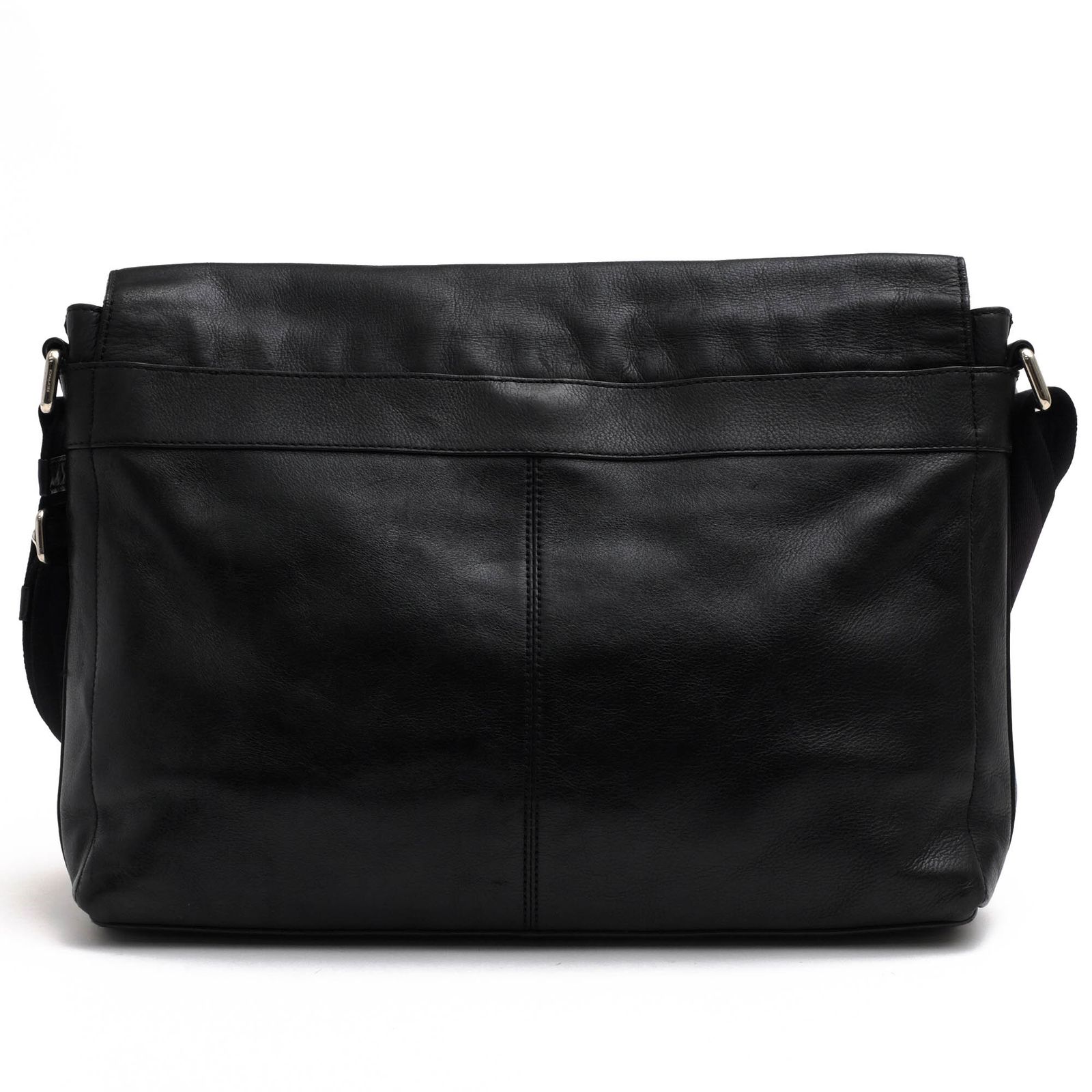 コーチ COACH バッグ ショルダーバッグ 鞄 メンズ 男性 男性用 レザー 革 本革 ブラック 黒 F71726 Sullivan Messenger In Smooth Leather サリバン フラップ式 シボ革 シュリンクレザー メッセンジャーバッ