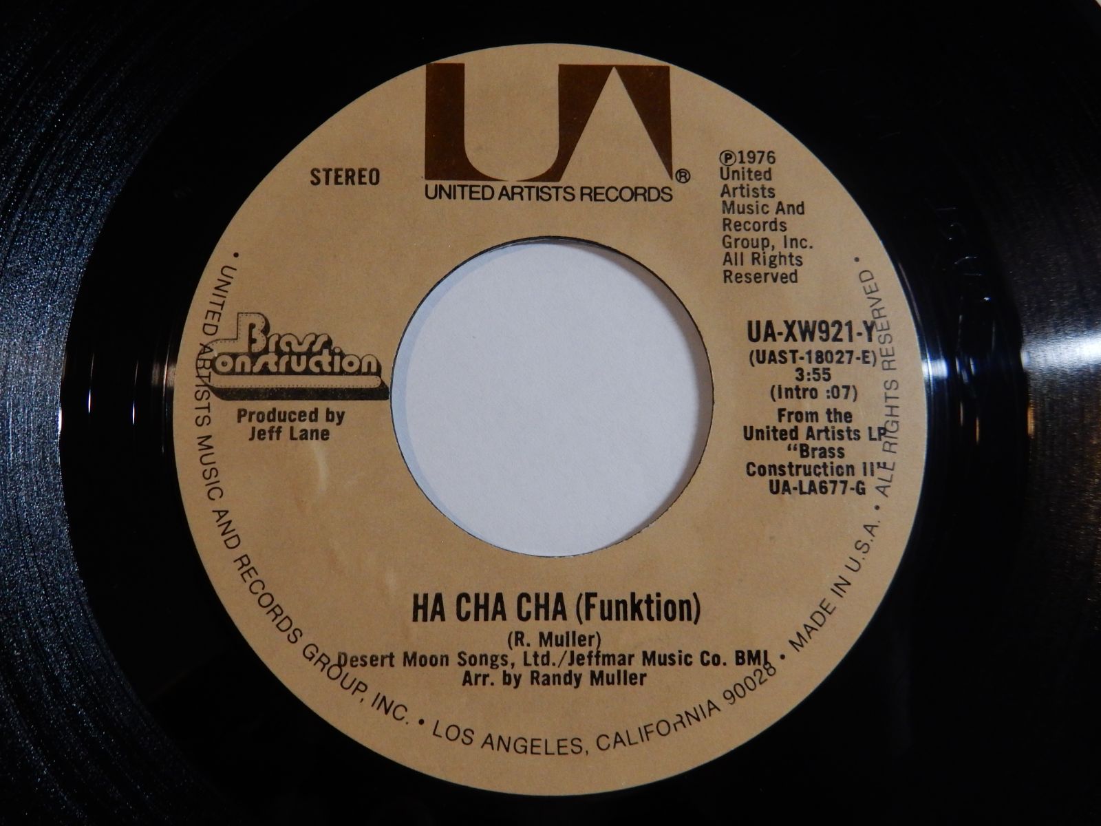 Brass Construction Ha Cha Cha (Funktion) / Sambo (Conditions) United