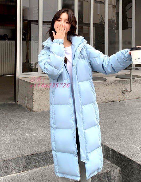 ダウンコート フード付 90％ダウン レディース ミモレ丈 小さい おしゃれ シンプル ブラック 大きい 柔らかい 防寒 ロング 冬服 暖かい vii4w235726 GULLKHAN_COM