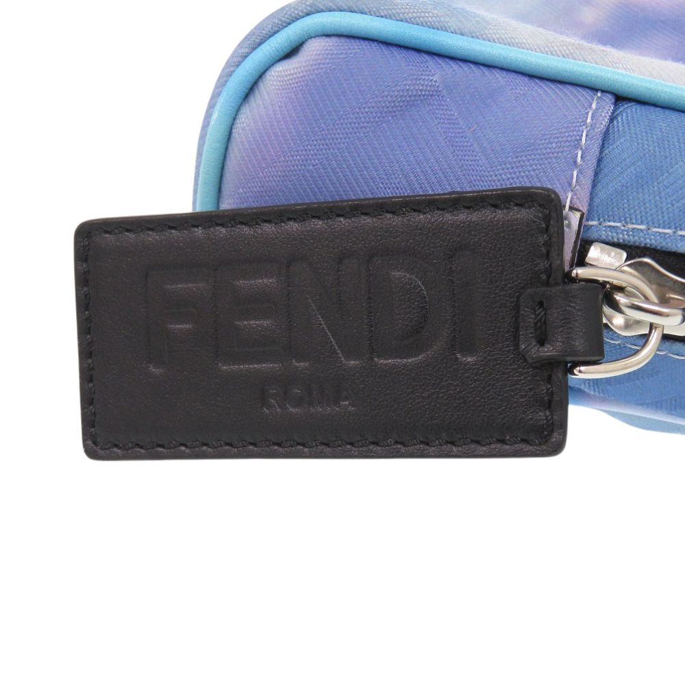 美品 フェンディ ズッカ柄 マーブル FFロゴ ポーチ 7N0116