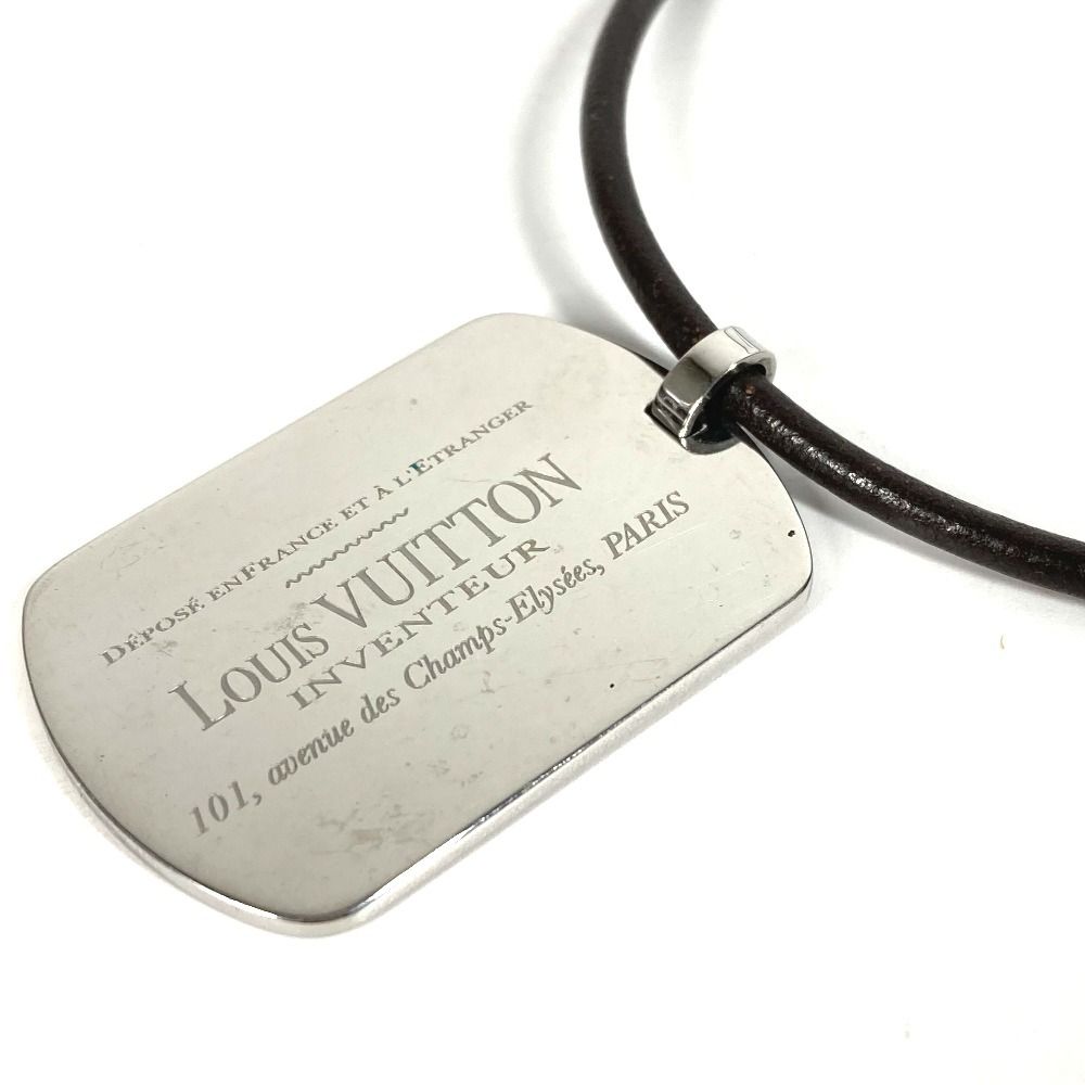 LOUIS VUITTON ルイヴィトン ネックレス パンダンティフ シャンゼリゼGM 1つのみ M65453 SS シルバー