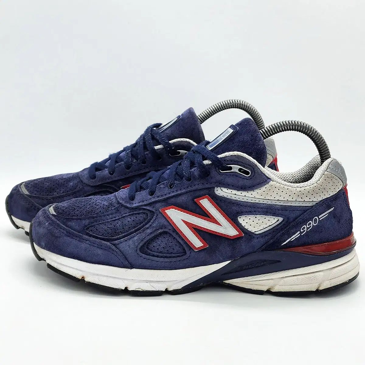 【雷市場（ポンジャン）商品韓国直送】New Balance(ニューバランス) 990V4 ネイビー （ 255 D ）