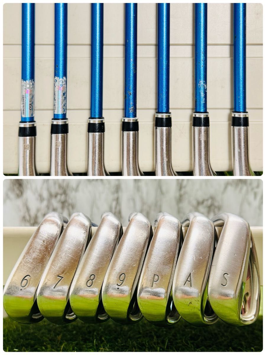 ゼクシオ 10代目 MP1000 ボルドー アイアン6本セット レディースゴルフ