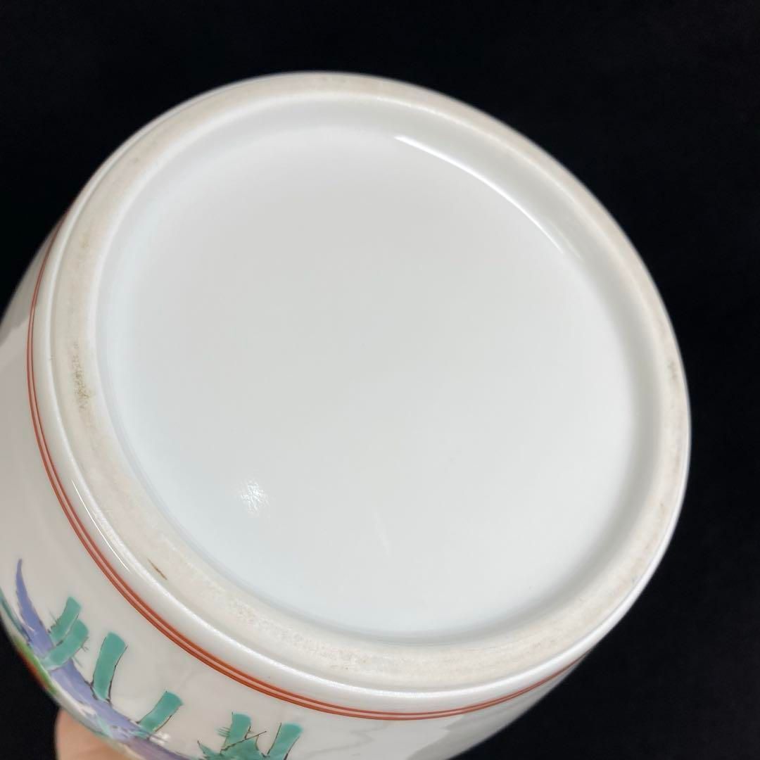 人間国宝 故十四代 酒井田柿右衛門 濁手本人作花瓶 高さ28.5㎝ - メルカリ